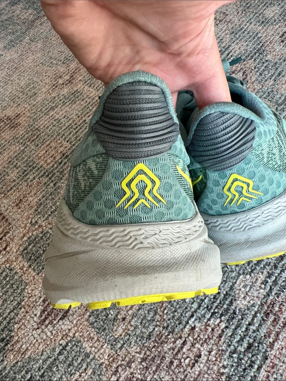 Hoka Challenger ATR 7 running sneakers yellow and aqua - Picture 11 of 11